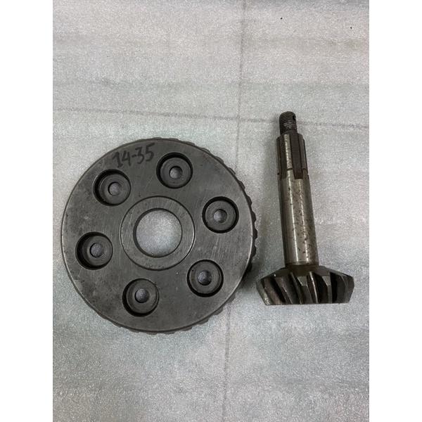 Bộ bánh răng cùi dứa,cùi thơm 14/35 cầu nhanh,dùng thay thế lắp ráp cho cầu liền,cầu rút,cầu bổ đôi,cầu sọ.14 và 35 răng
