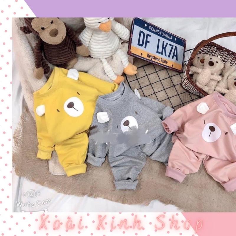 Bộ chất da cá tàu mặt gấu cho bé từ 10-22 kg