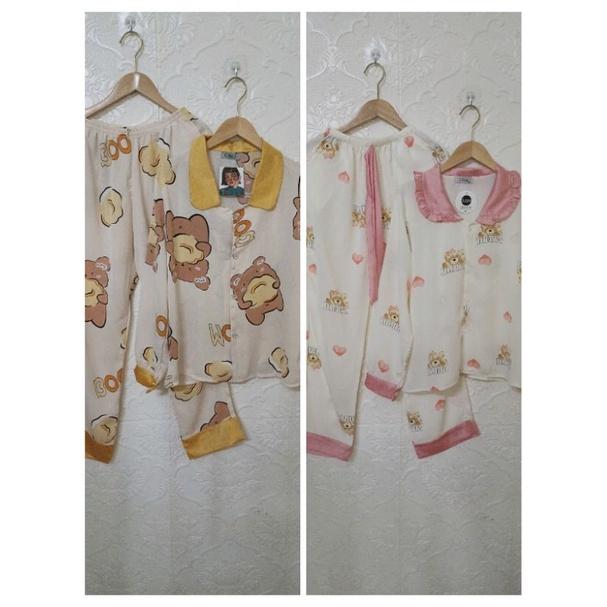 Đồ bộ pijama tay dài lụa mango cao cấp