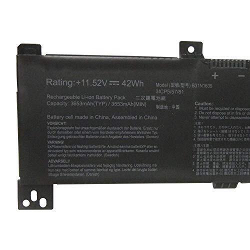 Pin dành cho ASUS VivoBook 17 X705UA X705NA X705NC X705UB X705UV R702UV B31N1635