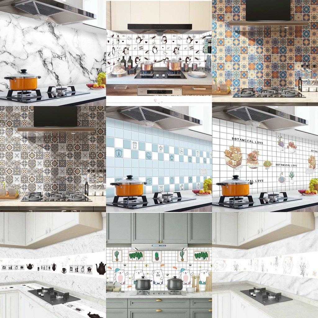 Giấy Dán Tường Bếp Cách Nhiệt Chống Dầu Mỡ, Chịu Nhiệt - Decal Dán Bếp