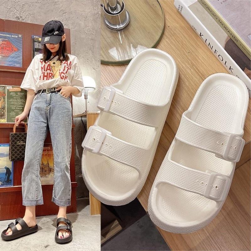 Dép Bánh Mì 2 Quai Khoá Cạnh Cực đẹp