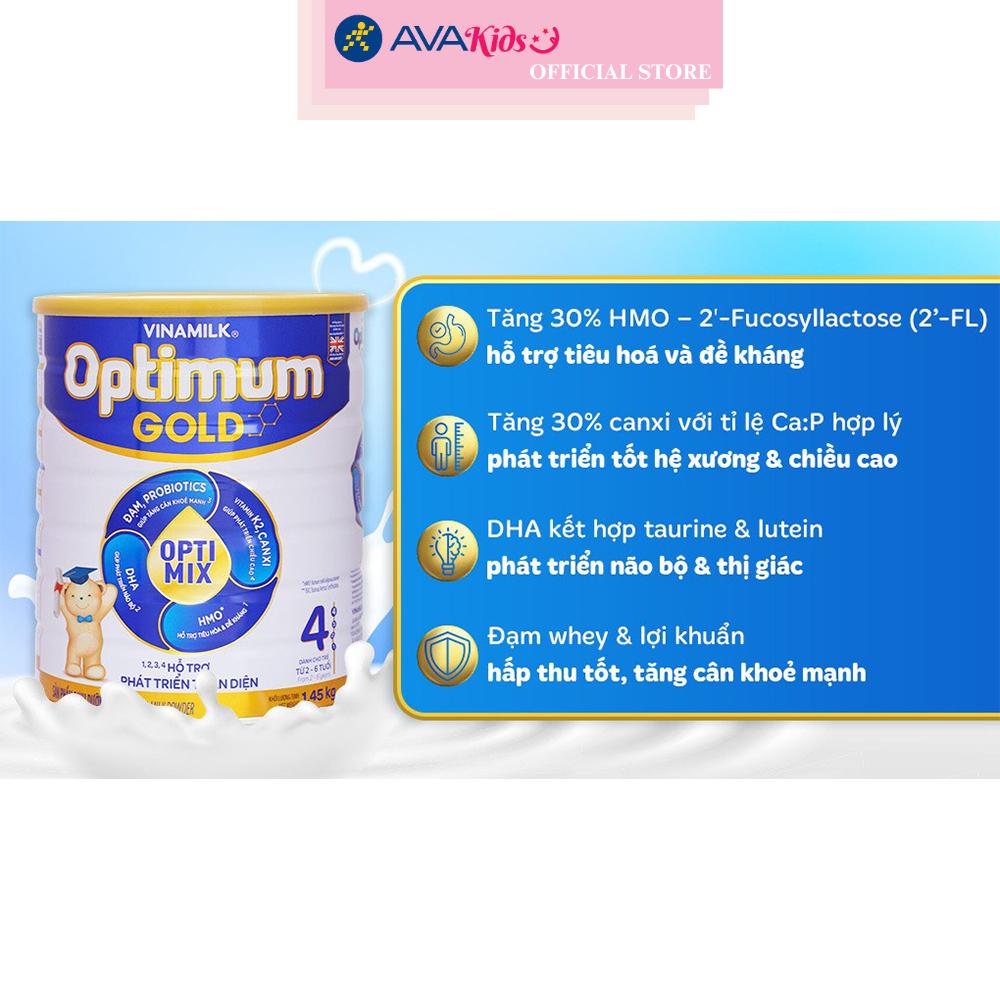 Sữa bột Vinamilk Optimum Gold số 4 1.45 kg (2 - 6 tuổi)