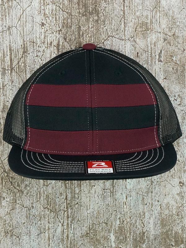 Mũ Nón Snapback Lưới Trơn Richardson STRIPED TRUCKER FLATBILL