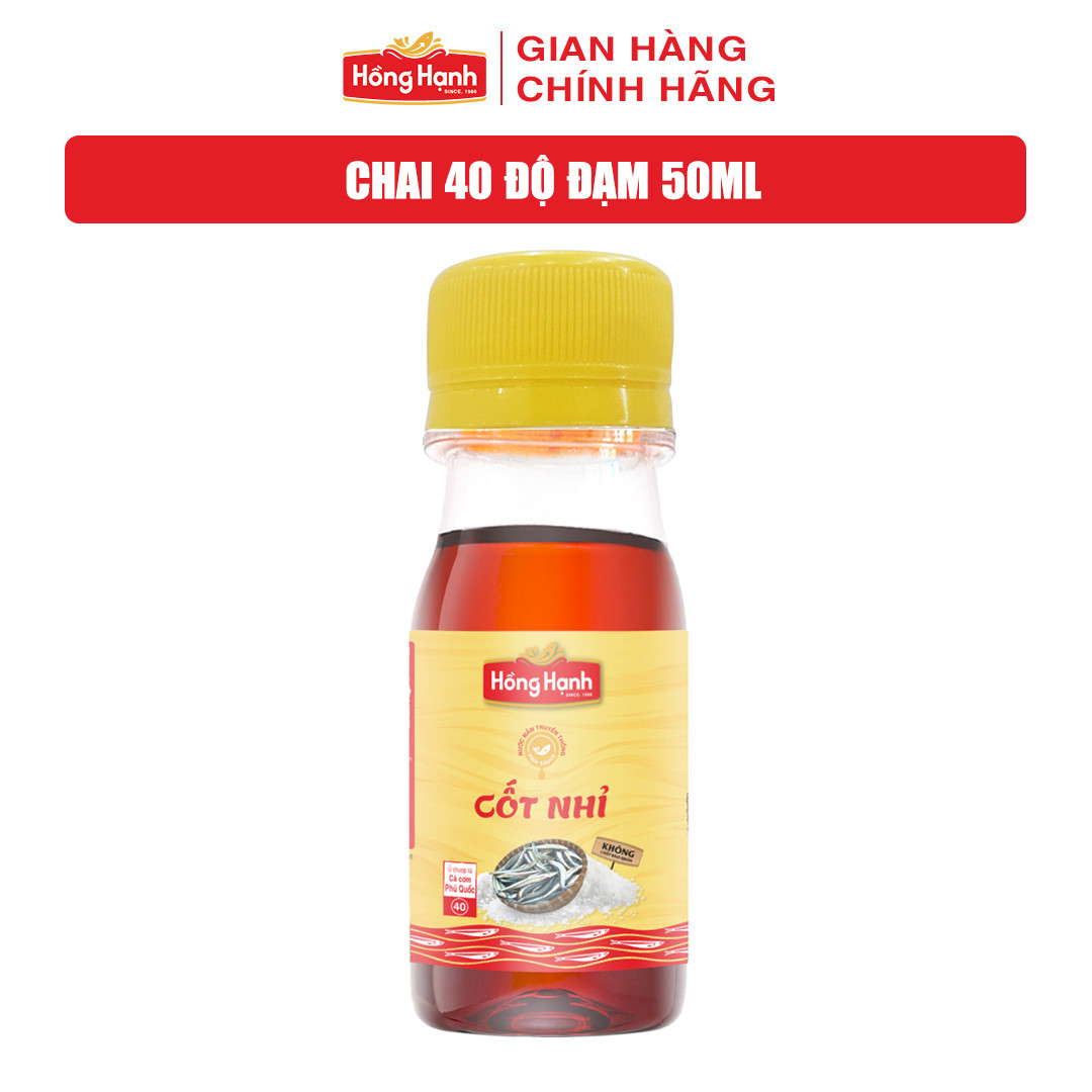 [HÀNG TẶNG KHÔNG BÁN] Nước mắm Cốt Nhỉ 40 độ đạm 50ML