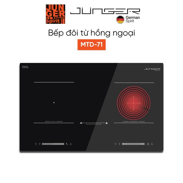 Bếp đôi điện từ hồng ngoại Junger MTD-71 | Công suất 3100W - INVENTER | Bảo hành 36 tháng hàng chính hãng