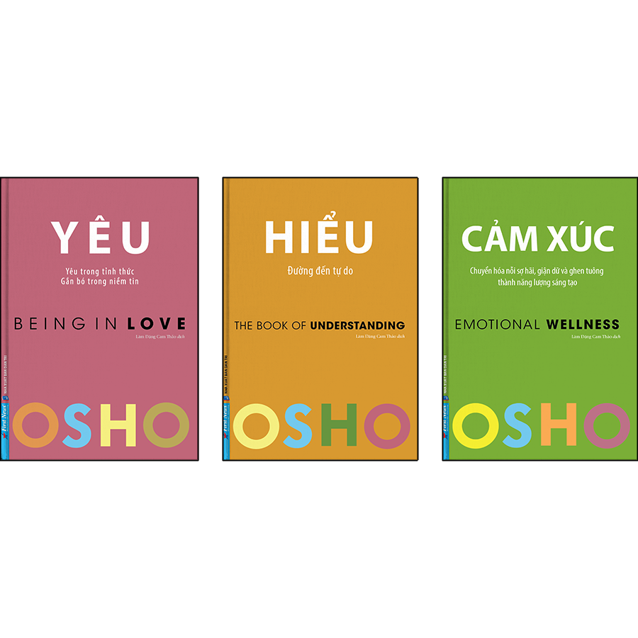 Osho - Combo Sống Hài Hòa Yêu, Cảm Xúc, Hiểu