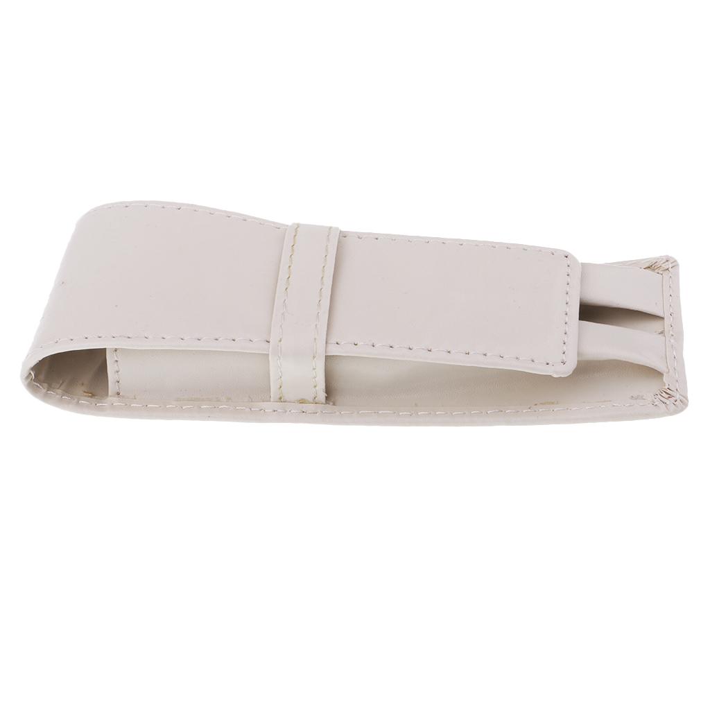Pencil Case Leather Pouch Fountain Pen Holder for Pen Storage Pen Container Pen Pouch for 3 Pens