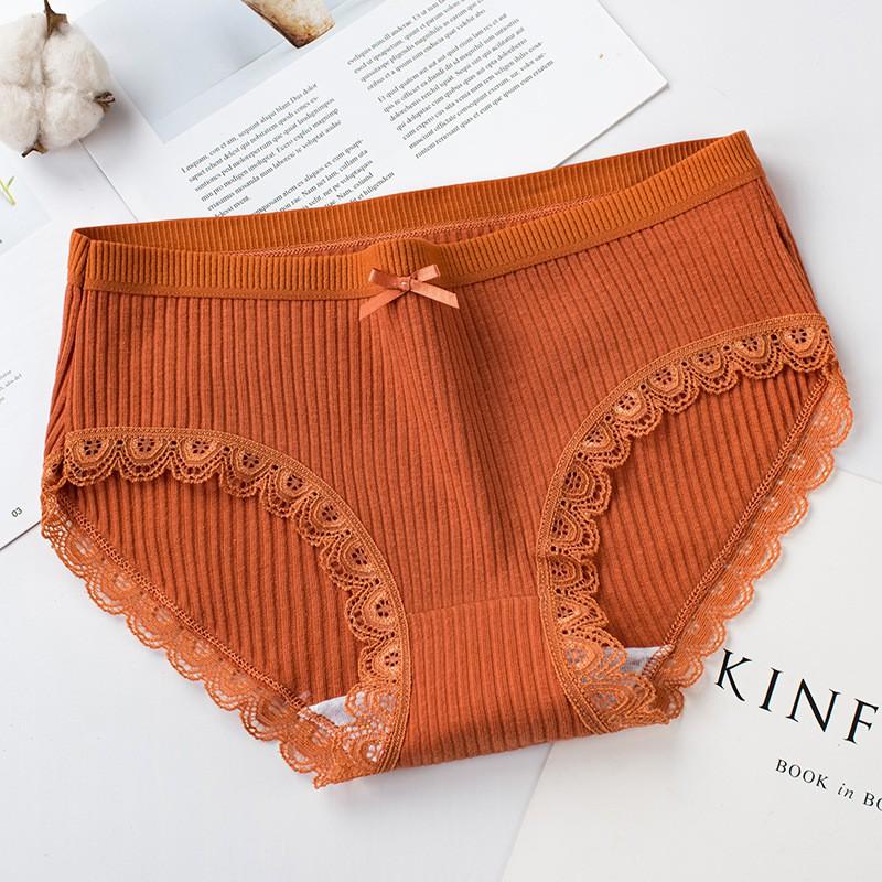 Quần Lót Cotton Tăm Tre Kháng Khuẩn Gân Nhỏ