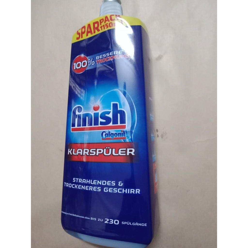 Nuớc làm bóng Finish nuớc trợ xả chuyên dùngcho máy rửa chén bát