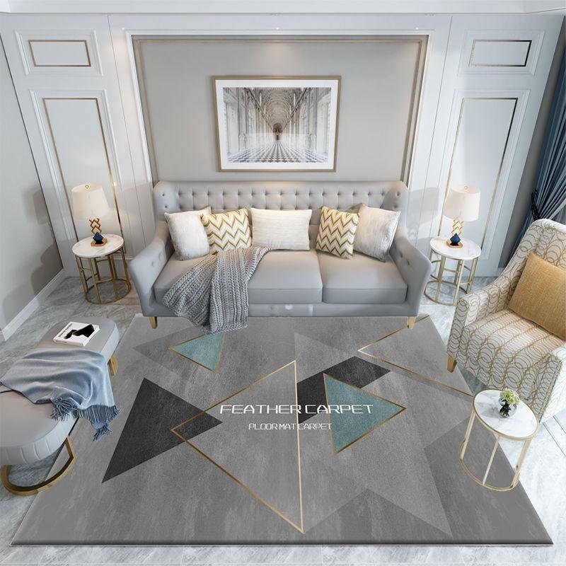 Thảm Trải Sàn Toàn Bộ Cạnh Giường Phòng Khách / Phòng Ngủ / Phòng Khách Chống Bẩn Phong Cách Bắc Âu