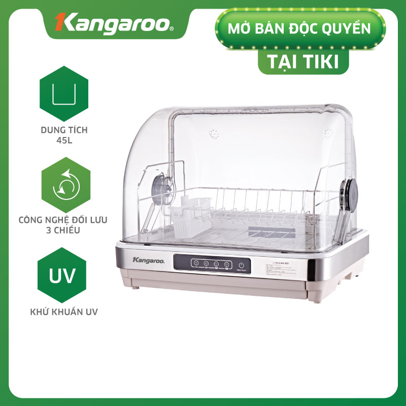 Máy sấy chén (bát) tiệt trùng Kangaroo KG45DD - Hàng chính hãng