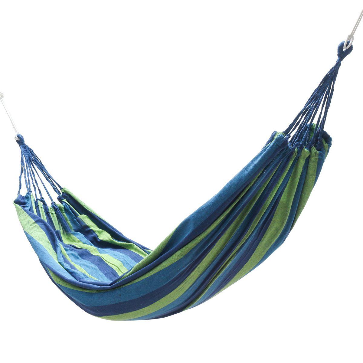 80CM/150CM Di Động Võng Võng Ngoài Trời Treo Giường Cho Nhà Du Lịch Cắm Trại Đi Bộ Đường Dài Đầm Xòe Vải Sọc Võng
