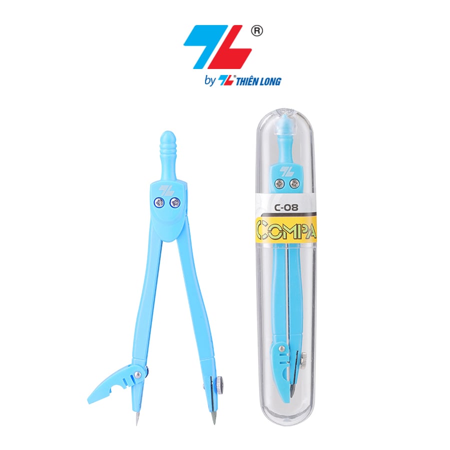 Compa Thiên Long C-08 thép không gỉ