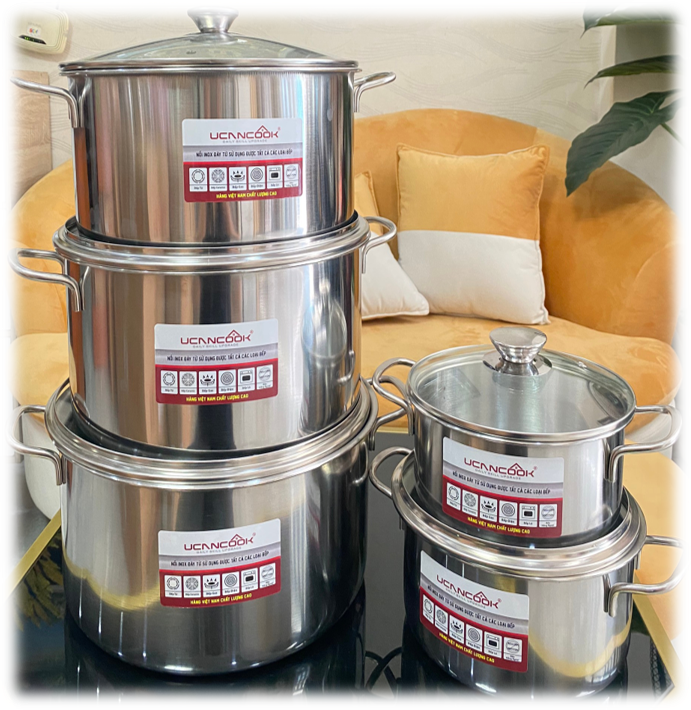 Bộ nồi inox UCANCOOK