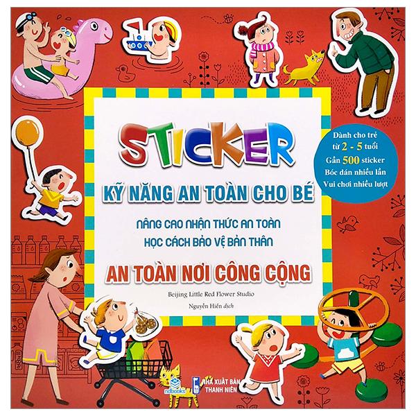 Stickers Kỹ Năng An Toàn Cho Bé - An Toàn Nơi Công Cộng