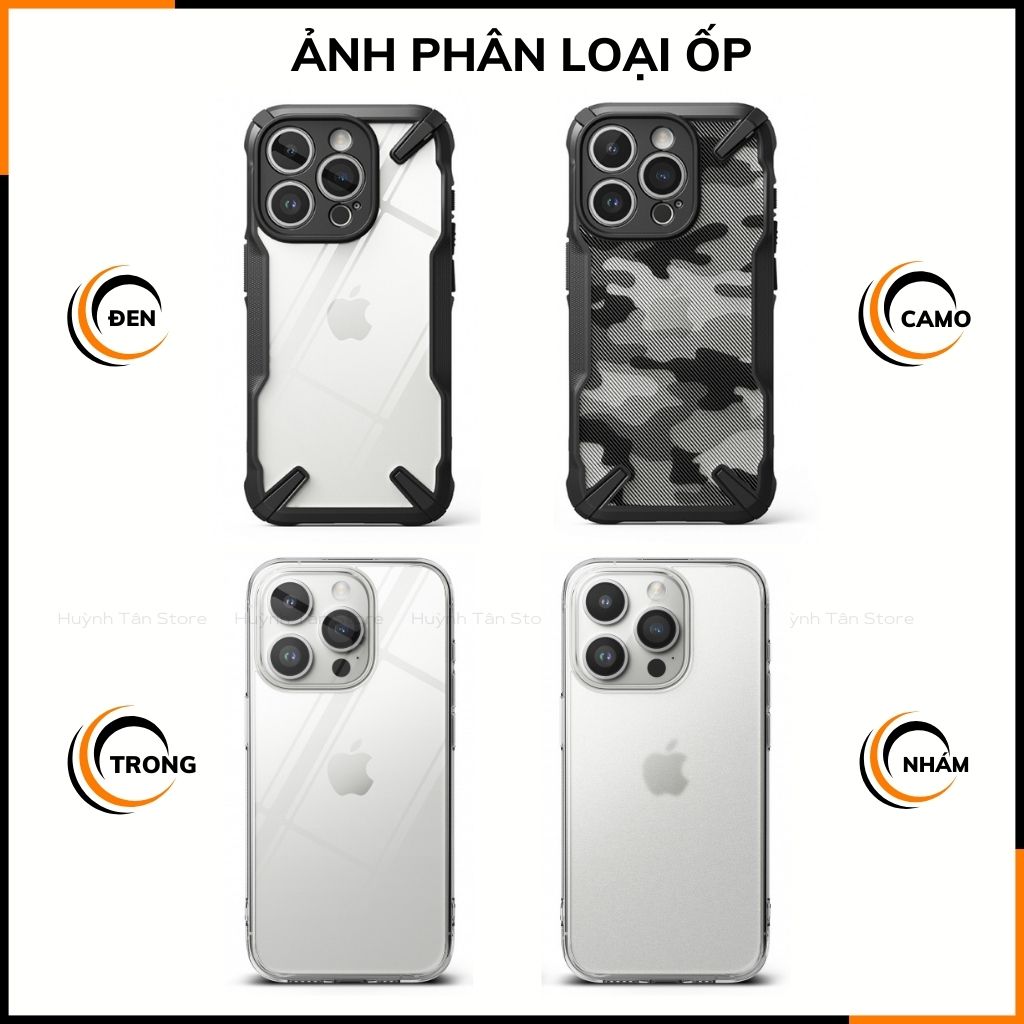 Ốp lưng iphone 15 pro max RINGKE chính hãng trong suốt chống sốc FUSION chống ố vàng phụ kiện huỳnh tân store - Hàng nhập khẩu