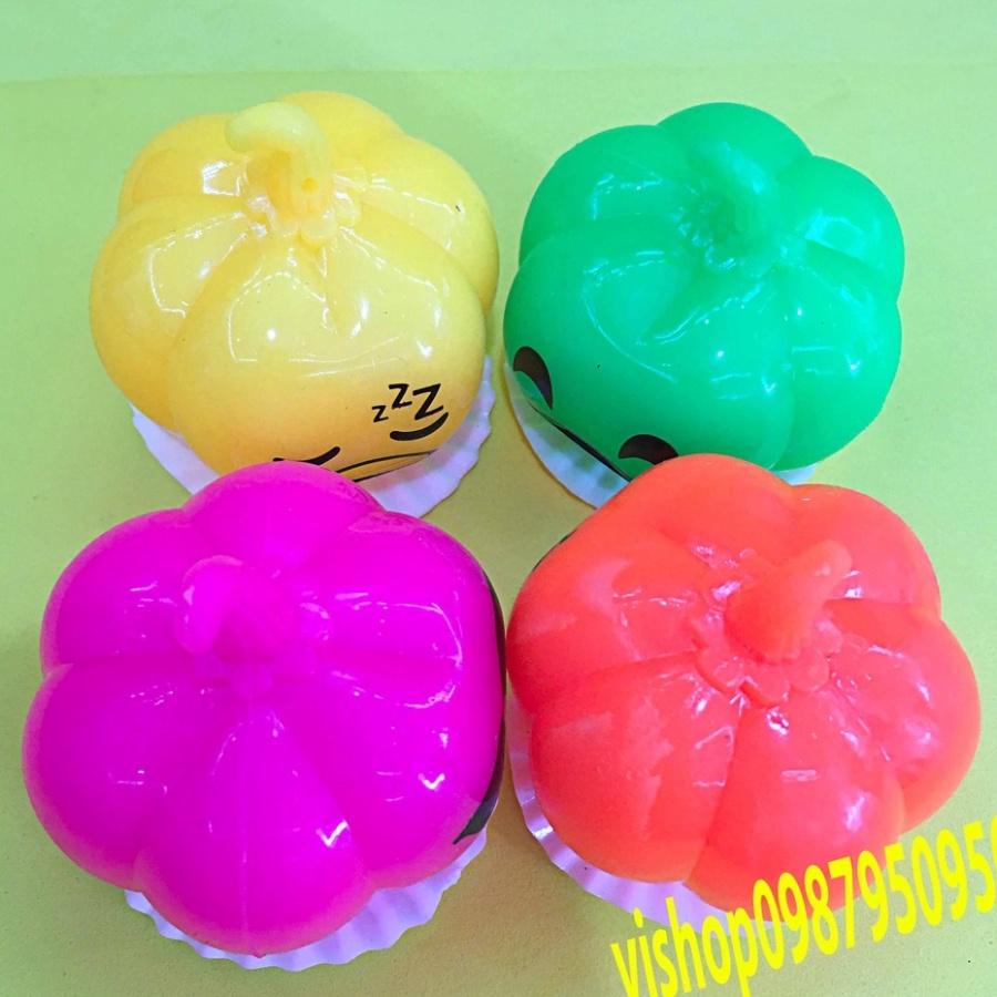 (4 MÀU) Bí ngô biến thái Hút Nhả Slime Anh nôn ọe đồ chơi Gudetama cực thú vị