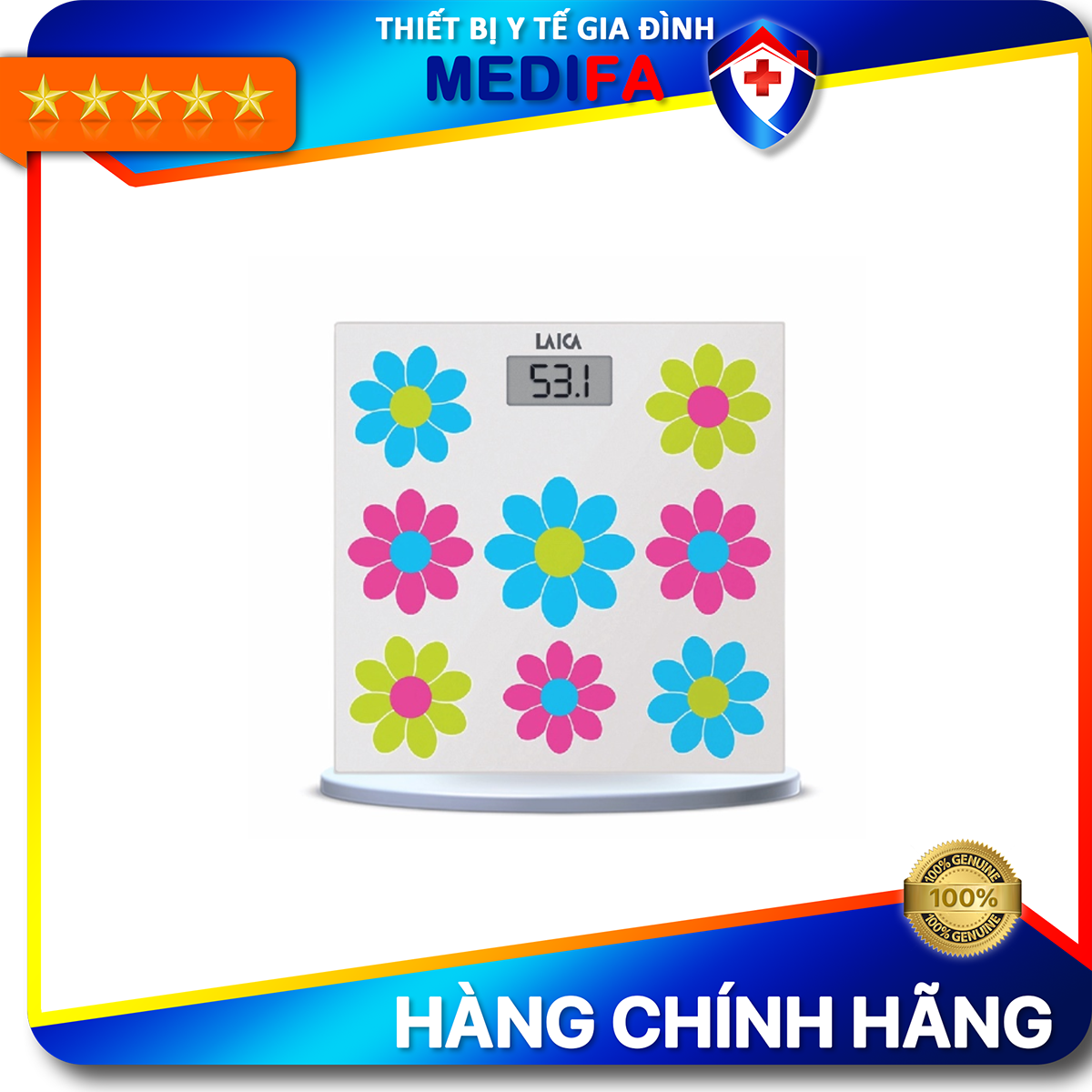 Cân Sức Khỏe Điện Tử Laica Ps1050