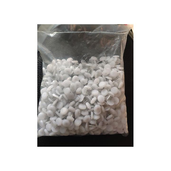 Chân đinh nhựa chống trầy loại dẹt túi 750 con, Đinh nhựa đóng dưới chân bàn ghế có ma sát không bị trơn