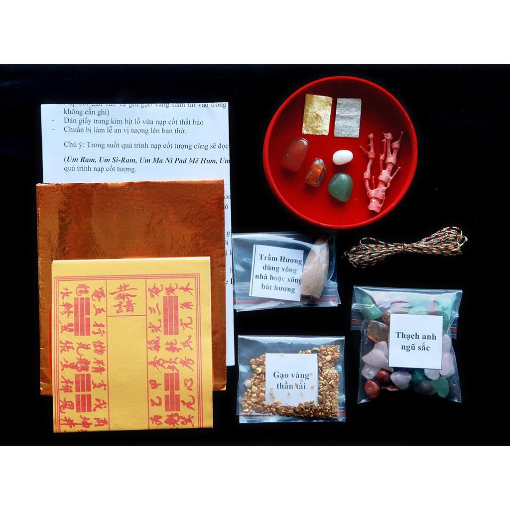 Bộ thất bảo cốt bát hương chuẩn - Bộ số một