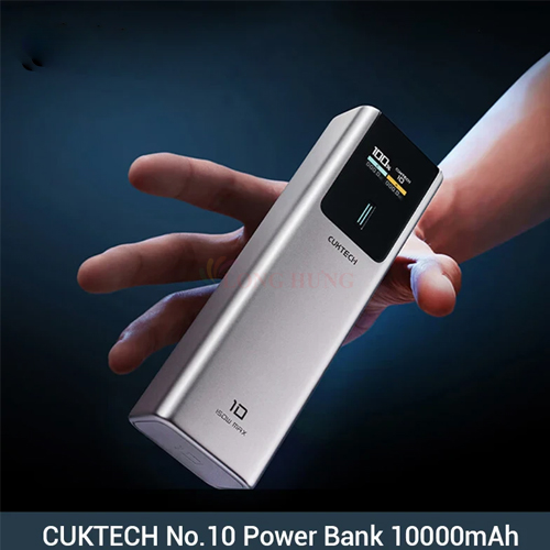 Sạc dự phòng Cuktech 10 Power Bank 1USB 1Type-C 150W 10000mAh PB100P - Hàng chính hãng