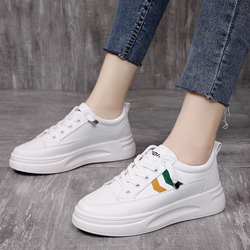 Giày thể thao sneaker nữ MEMANSING da mềm, Giày nữ BAMY độn đế Hàng Quảng Châu Full Box  - TẶNG QUÀ trị giá 50K