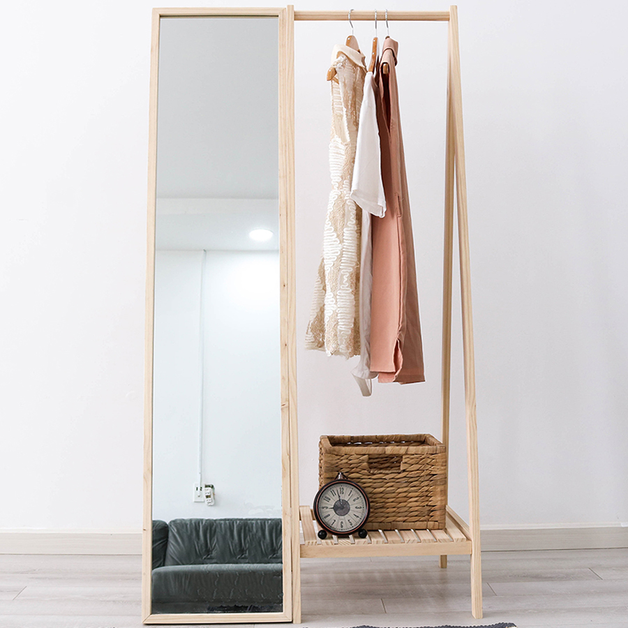 ComBo Gương Và Giá Treo Chữ A Mirror Hanger Nội Thất Kiểu Hàn BEYOURs