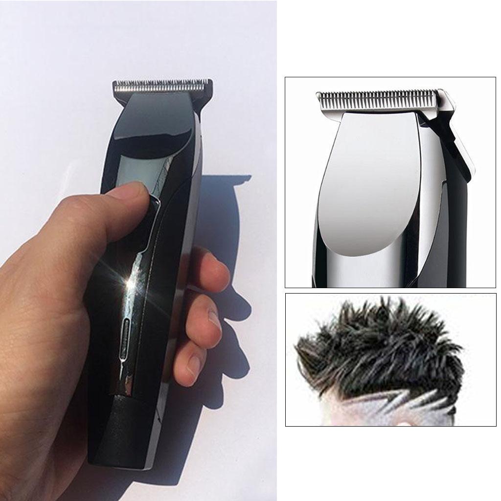 Hair Clipper Trimmer Kit for Men Cordless Hair Cutting Groomer Set USB Rechargeable with 4 Guide Combs
