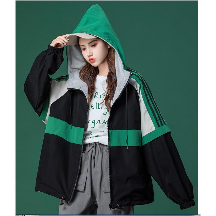 ÁO KHOÁC GIÓ NỮ FORM RỘNG CÁ TÍNH