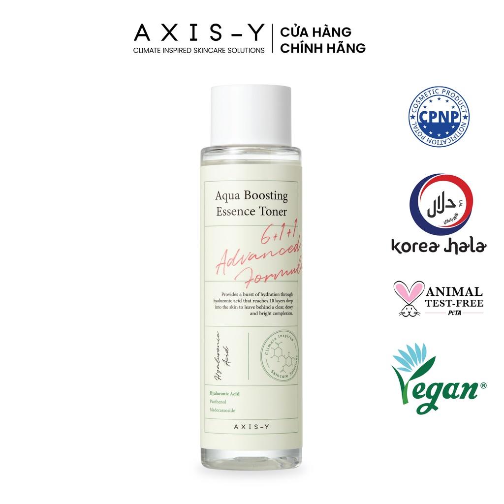 Nước hoa hồng AXIS-Y Aqua Boosting Essence Toner 150ml giúp làm sạch sâu và cấp ẩm sâu cho da