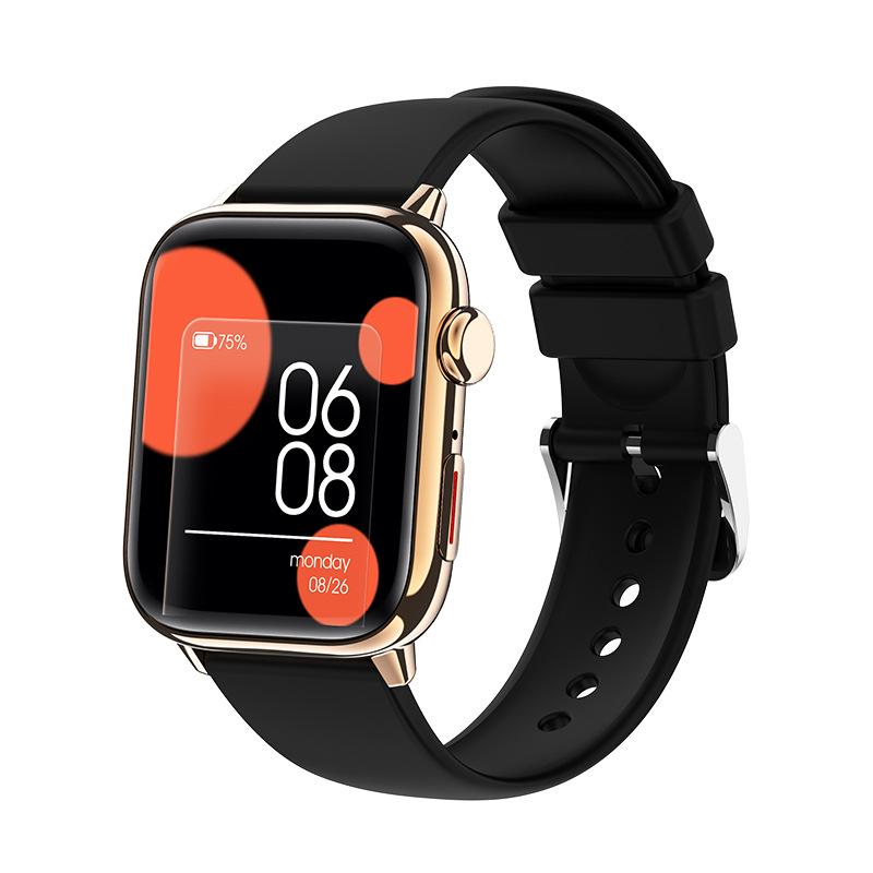 Phong cách mới nhất QS09 kết nối một nút Cuộc gọi Bluetooth đồng hồ thông minh nhịp tim nhiệt độ cơ thể huyết áp oxy trong máu nhắc nhở thông tin tập thể dục