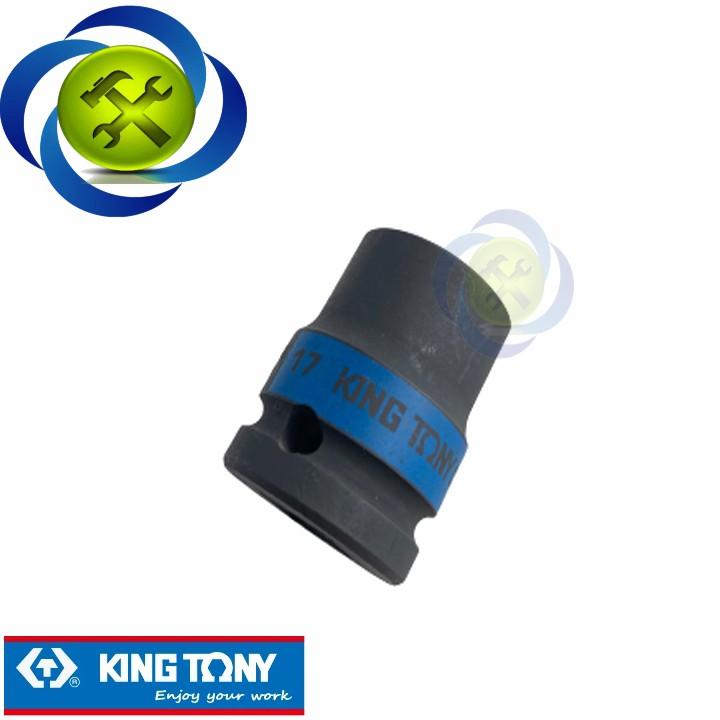 Tuýp đen ngắn Kingtony 453517M 17mm 1/2 6 cạnh