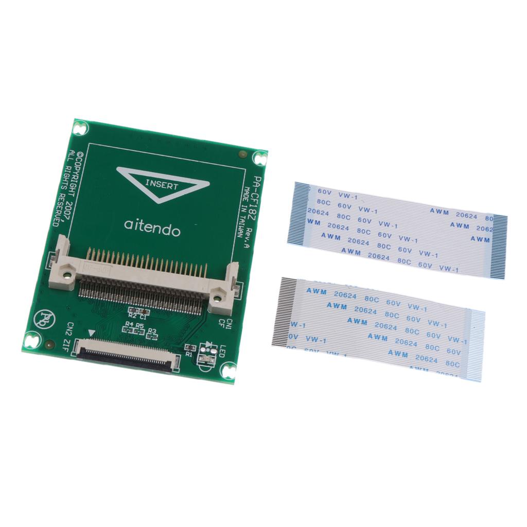 CF Compact Flash Card To 1.8" ZIF/CE HDD Adapter For Laptop/Game Console