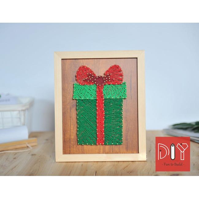 Tranh Chỉ Đinh Tranh Dây - Mẫu Noel Giáng Sinh