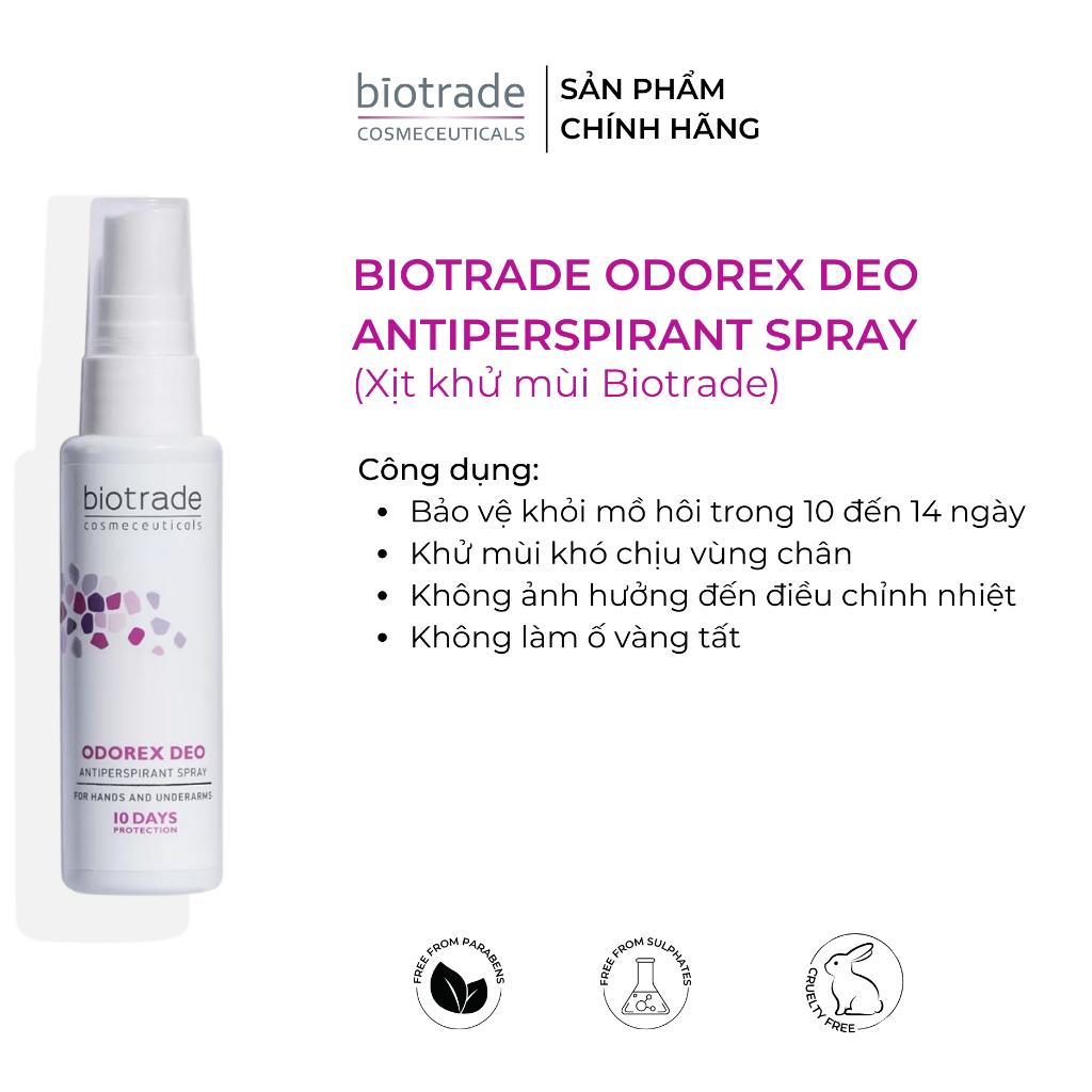 Xịt Khử Mùi Biotrade Odoreax Deo Antiperspirant Spray 40ml