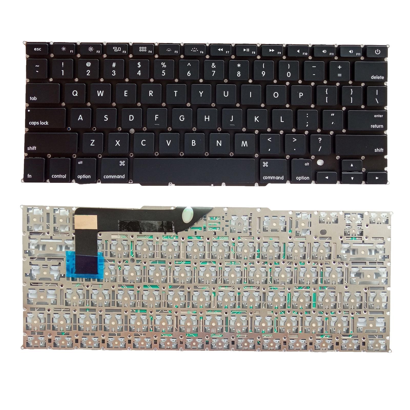 Laptop Replacement Keyboard US Layout Black English for A1398 ME665 ME663