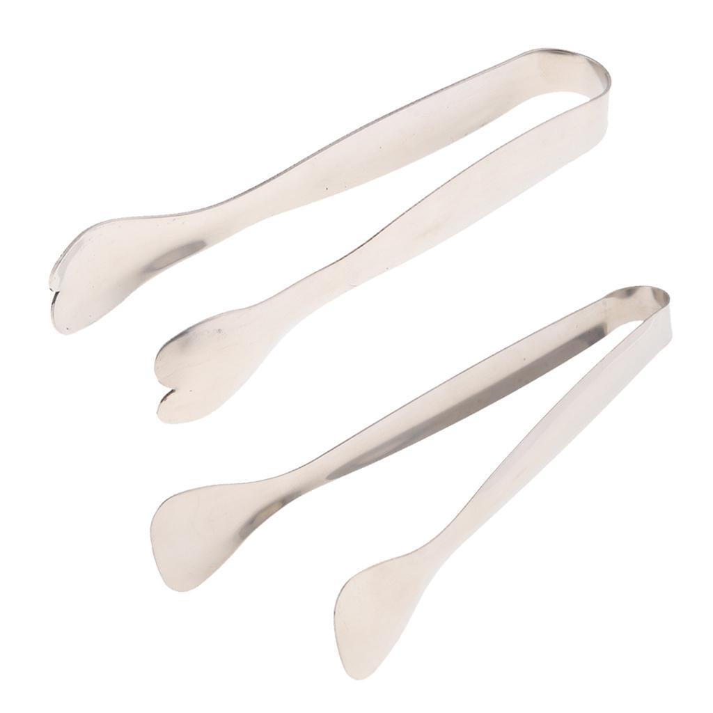 Sugar Tongs Stainless Steel Ice Tongs Kitchen Serving Tong Tea Coffee 12cm