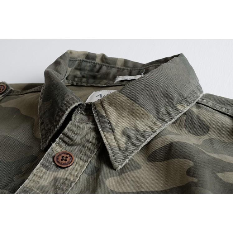 Áo sơ mi tay dài CHYAF chiến thuật_dã ngoại - camo vàng