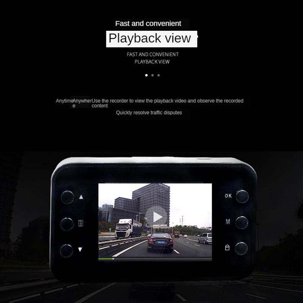 2.4\'\' HD Dash Cam Recorder Car Video Recorder Cycle Recording