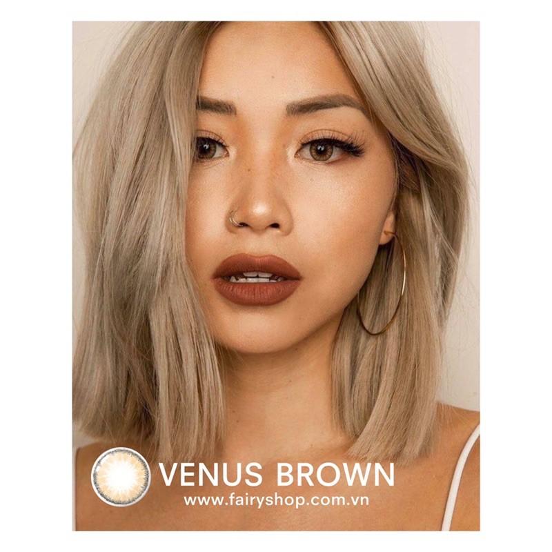 Áp tròng Venus Brown 14.0 - Kính Áp Tròng FAIRY SHOP CONTACT LENS - độ 0 đến 6