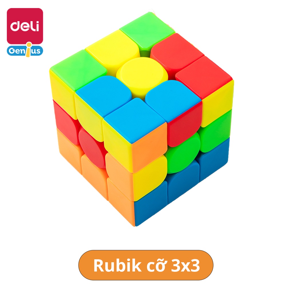 Đồ Chơi Trí Tuệ Rubik Cube 2x2, 3x3, 4x4, Pyraminx Rubik Rắn Biến Thể Nhiều Độ Dài Deli - Đa Dạng Siêu Mượt Và Tốc Độ - 74503 / 74507 / 74508 / 74509 / 74512 / 74521 / 74522