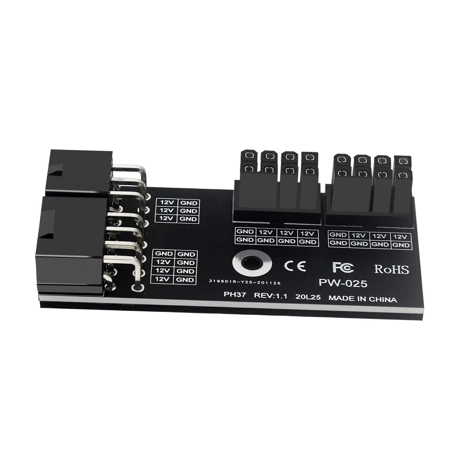 GPU Graphics Card 8p+8p Cable Steering Connector Board 6+8p 8+8P