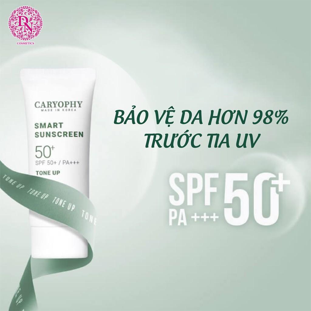 Kem Chống Nắng Nâng Tone Ngừa Mụn Caryophy Smart Sunscreen SPF 50 Tone Up 50ml