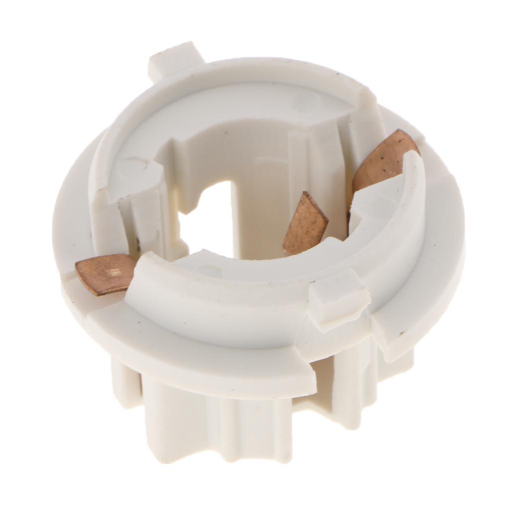 2pcs Auto Car Rear Tail Light Lamp Bulb Socket Holder for 7 Series White