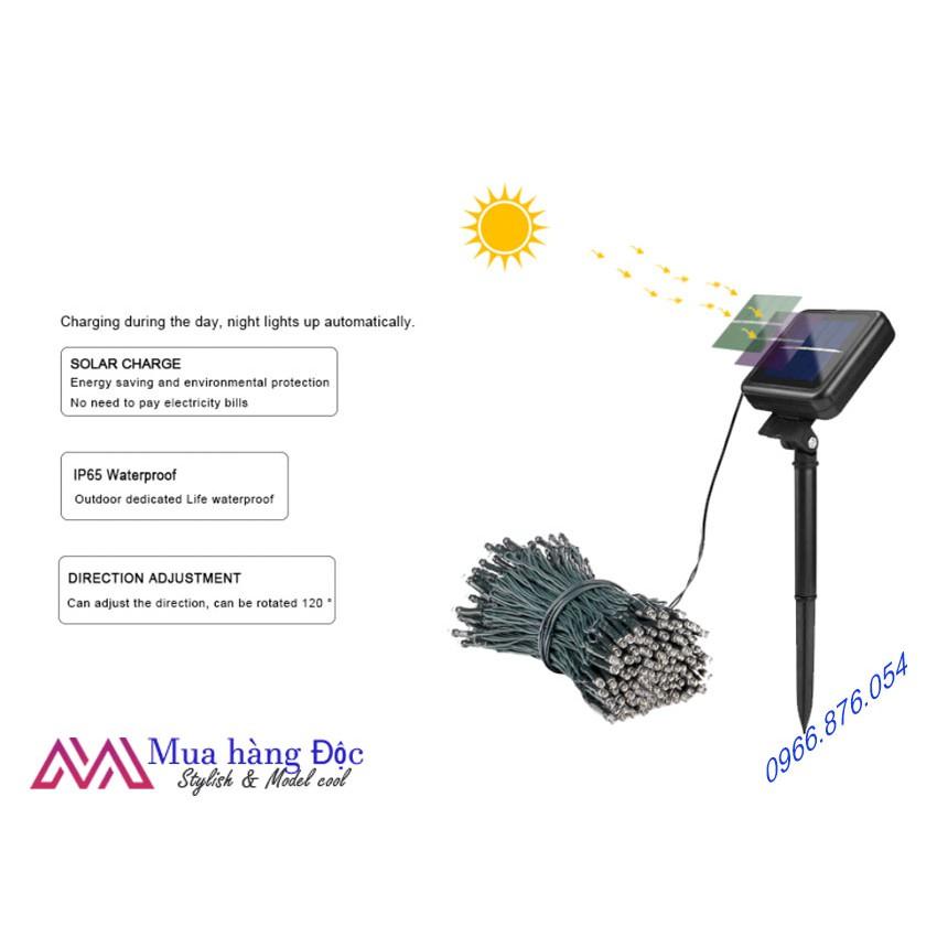 Đèn Trang Trí Ngoài Trời Dây Đèn Chống Nước Fairy Năng Lượng Mặt Trời