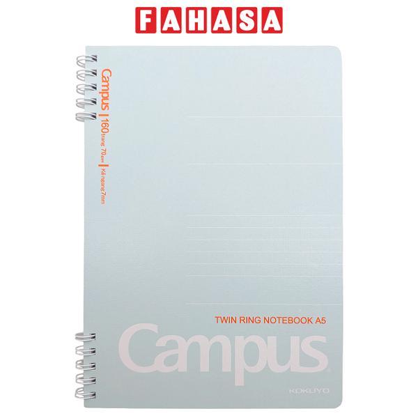 Sổ Lò Xo Kusumi A5 - Kẻ Ngang - 160 Trang 70gsm - Campus RN-A5L160KU-MB - Màu Xanh
