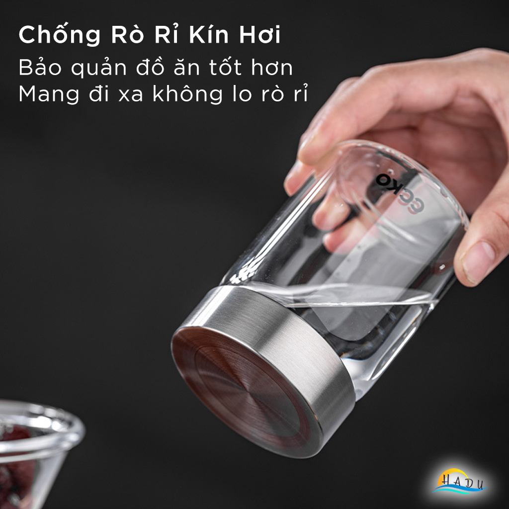 Hũ Chưng Yến Đựng Sữa Chua 100ml 150ml 200ml Thủy Tinh Nắp Inox 304 Cao Cấp Đạt Chất Lượng Đức CCKO