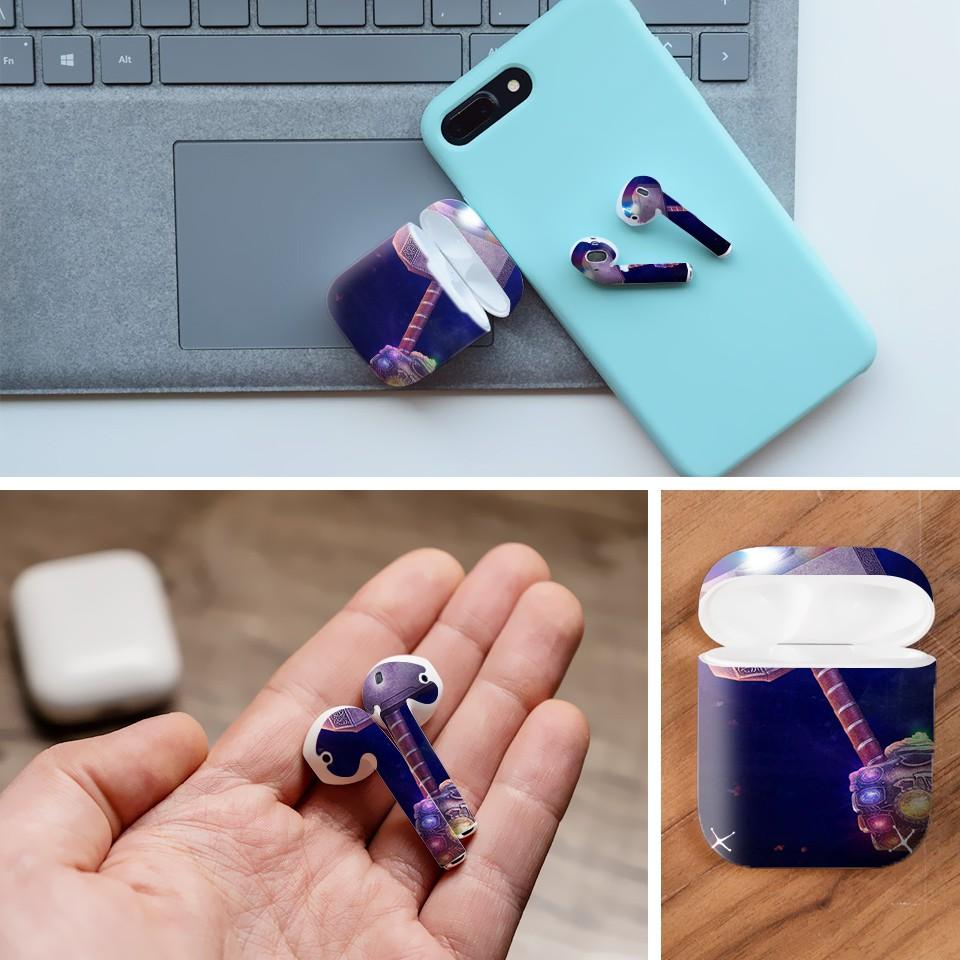 Miếng dán skin cho AirPods in hình Avenger - AVG-0x1003 (AirPods ,1 2, Pro, TWS, i12)