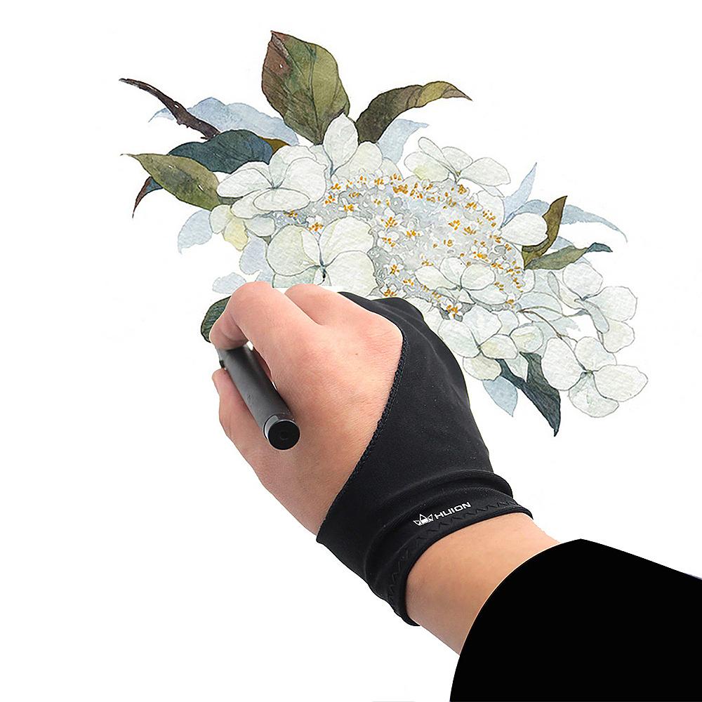 Găng tay Huion GL200 vẽ kích thước tự do bằng hai ngón tay chống thấm mồ hôi dành cho đồ họa máy tính bảng Huion Graphics